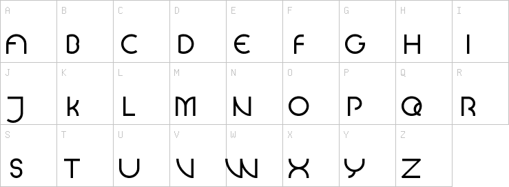 Uppercase characters