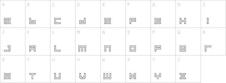 Uppercase characters