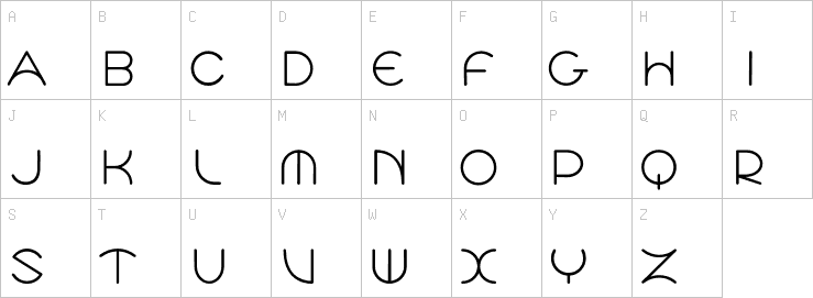 Uppercase characters