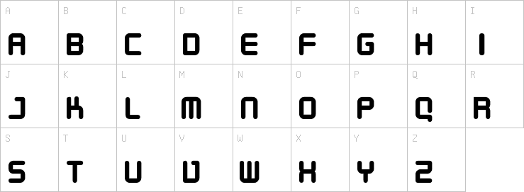 Uppercase characters