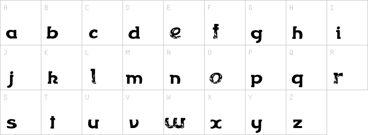 Uppercase characters