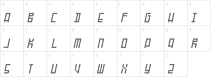 Uppercase characters