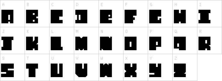 Uppercase characters