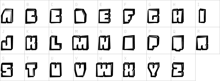 Uppercase characters