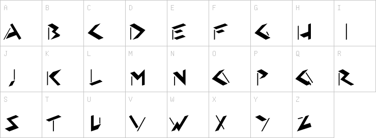 Uppercase characters