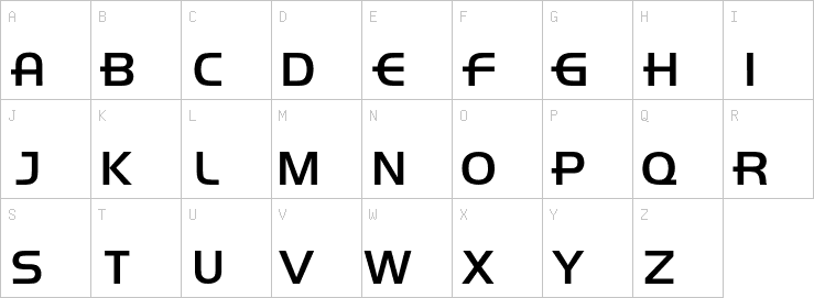 Uppercase characters