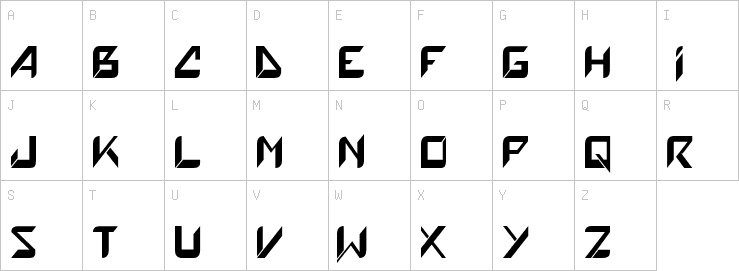 Uppercase characters