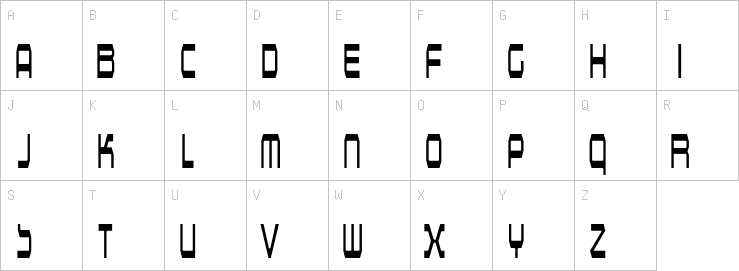 Uppercase characters