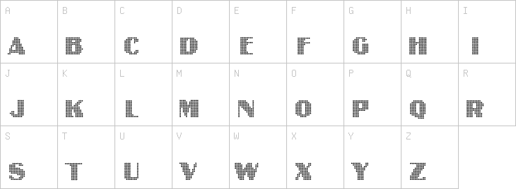 Uppercase characters