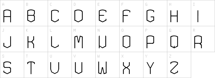 Uppercase characters