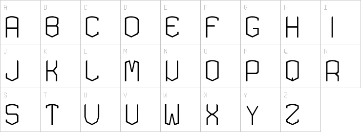 Uppercase characters