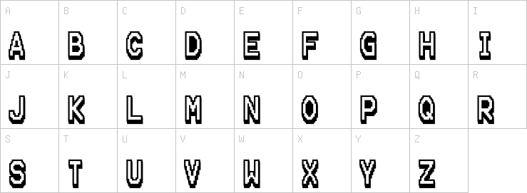 Uppercase characters