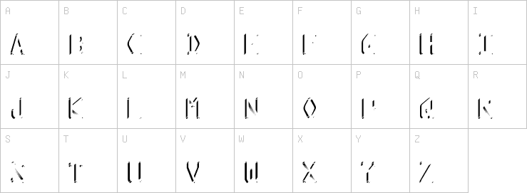 Uppercase characters