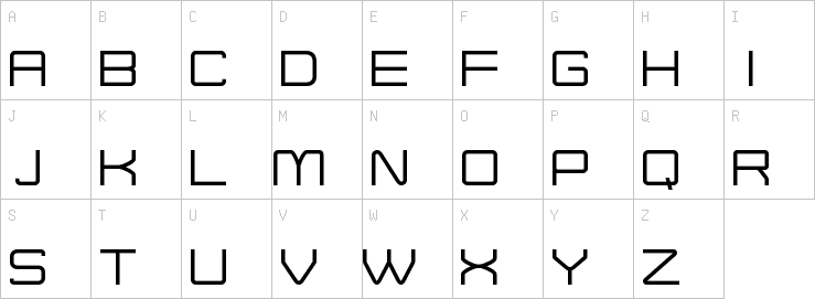 Uppercase characters
