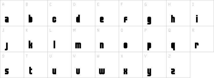 Uppercase characters