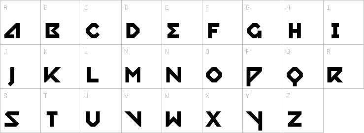 Uppercase characters