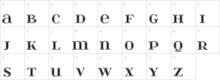 Uppercase characters