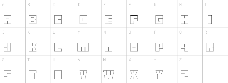 Uppercase characters