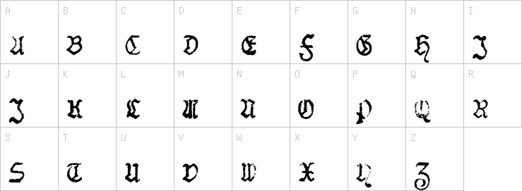 Uppercase characters