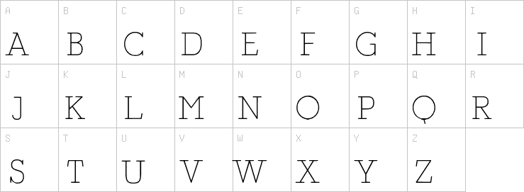 Uppercase characters
