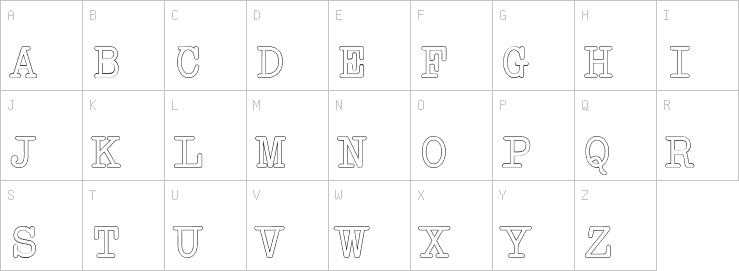 Uppercase characters