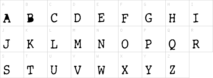 Uppercase characters
