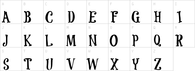 Uppercase characters