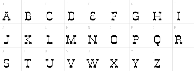 Uppercase characters