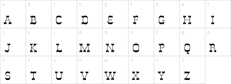Uppercase characters