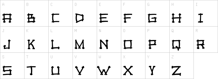 Uppercase characters