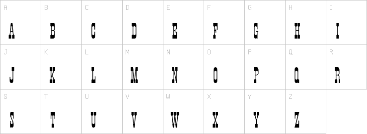 Uppercase characters