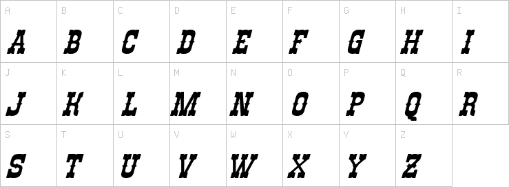 Uppercase characters
