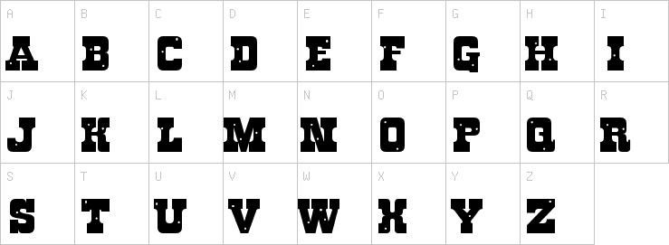 Uppercase characters