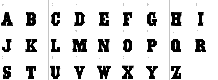 Uppercase characters