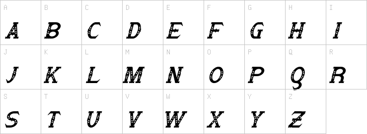 Uppercase characters