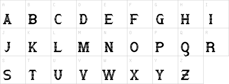 Uppercase characters