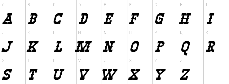 Uppercase characters