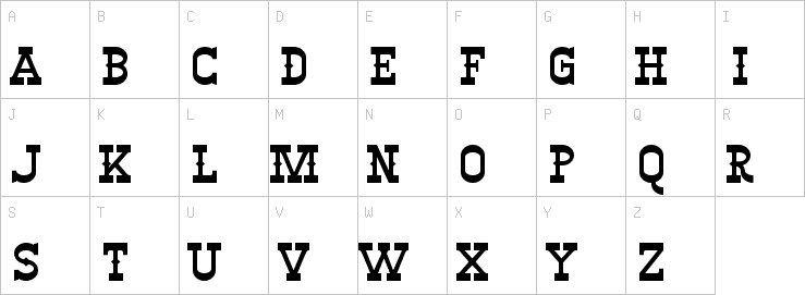 Uppercase characters