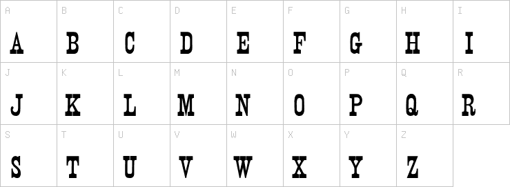 Uppercase characters