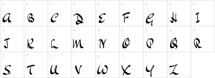 Uppercase characters