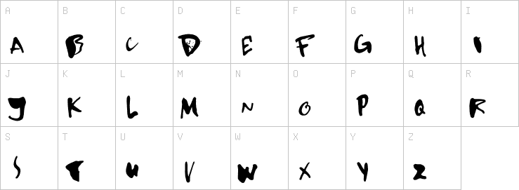 Uppercase characters