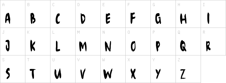 Uppercase characters