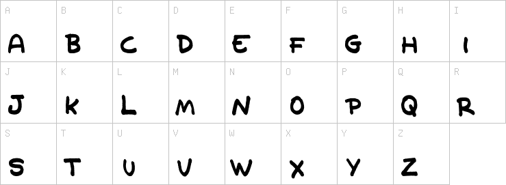 Uppercase characters