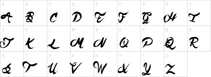 Uppercase characters