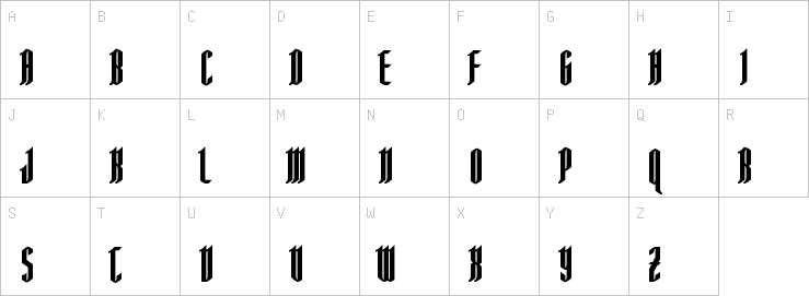 Uppercase characters