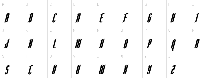 Uppercase characters