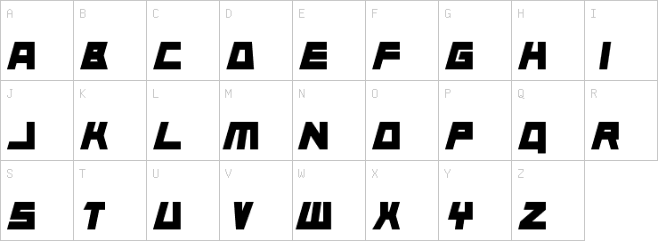 Uppercase characters