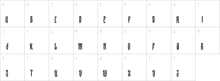 Uppercase characters