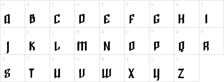 Uppercase characters
