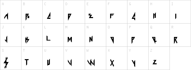 Uppercase characters